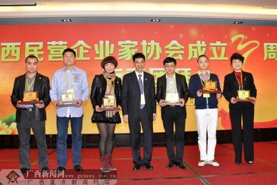 广西民营企业家协会喜庆三周年 企业家分享历程